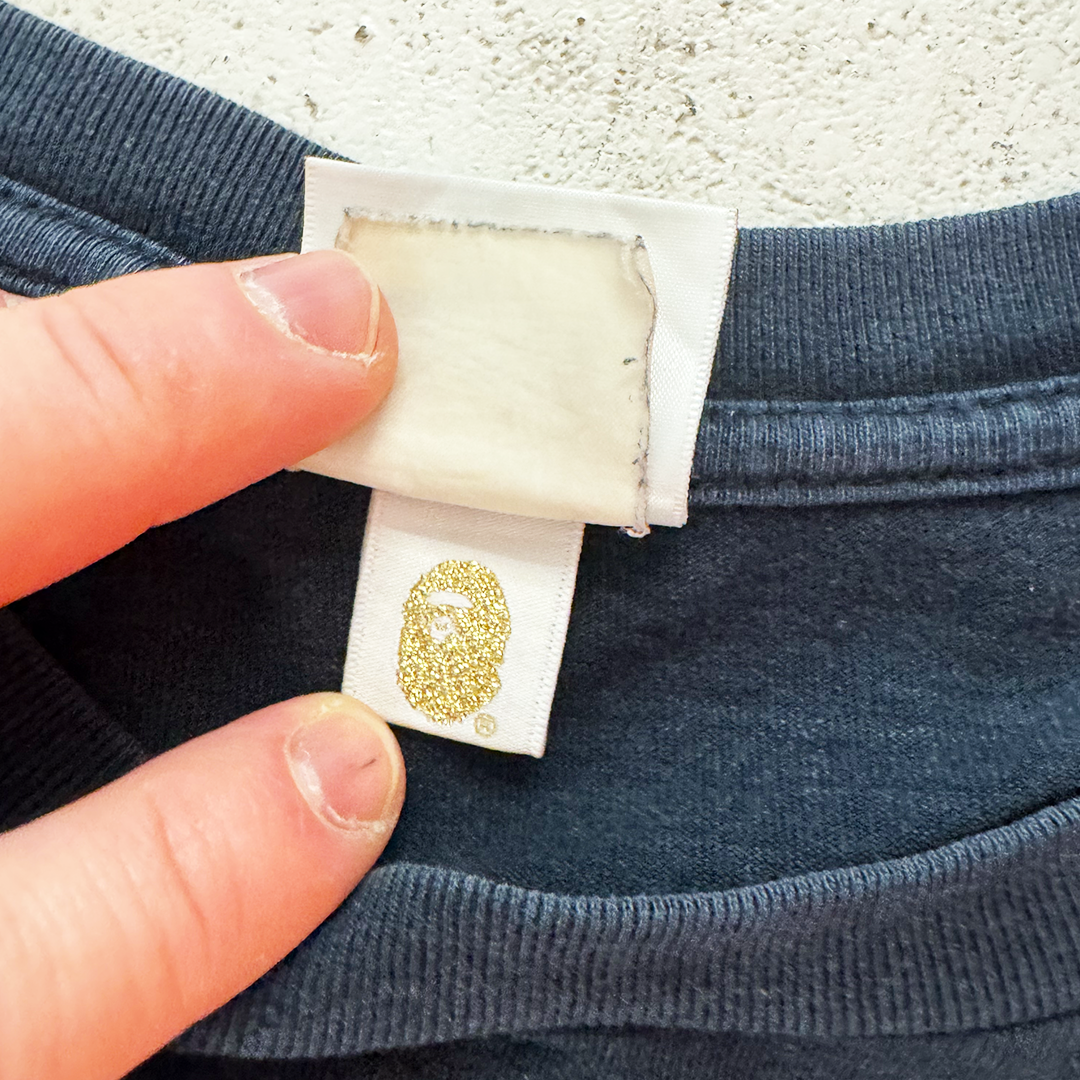 BAPE Camo College Black Tee (M)