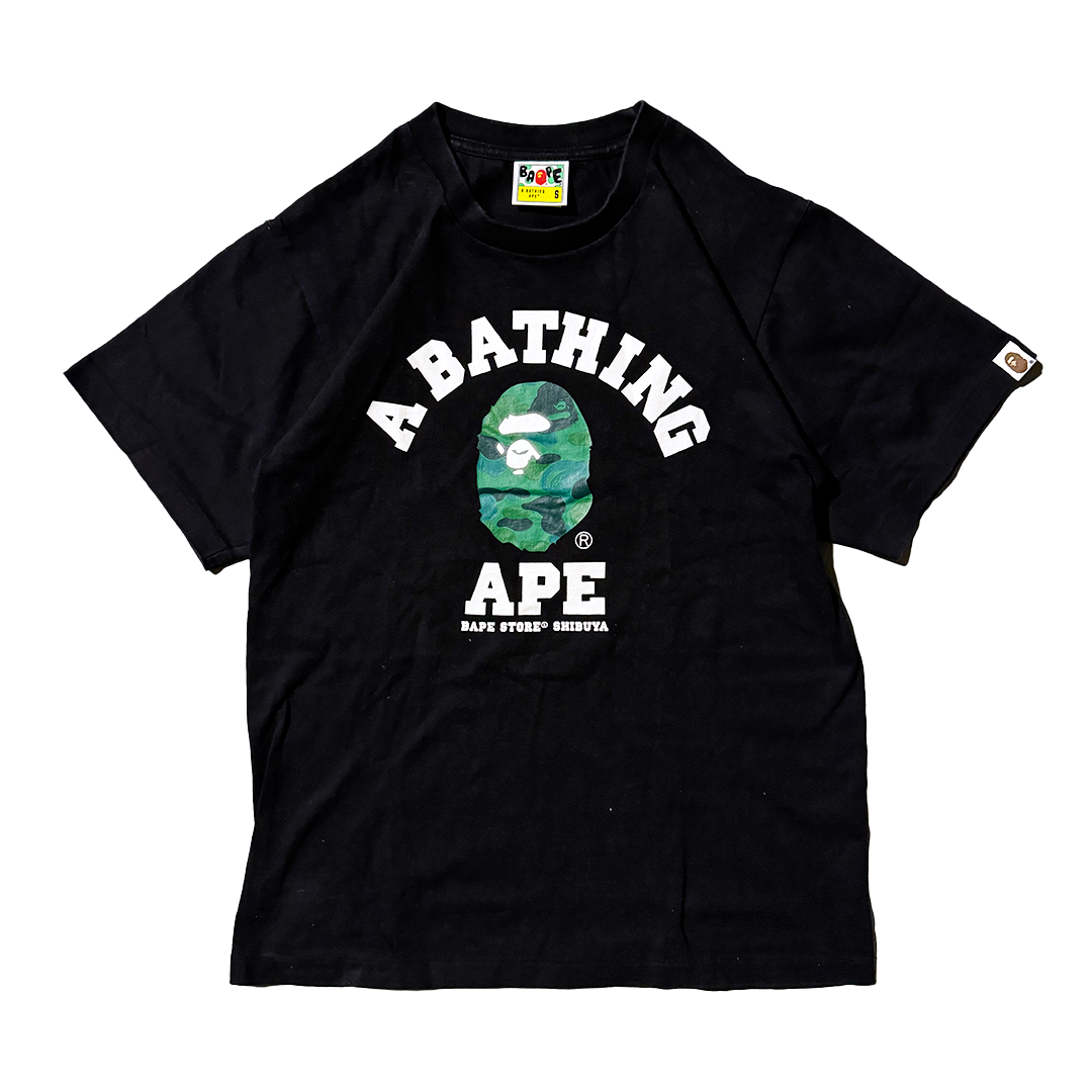 BAPE Shibuya College Black Tee (S)