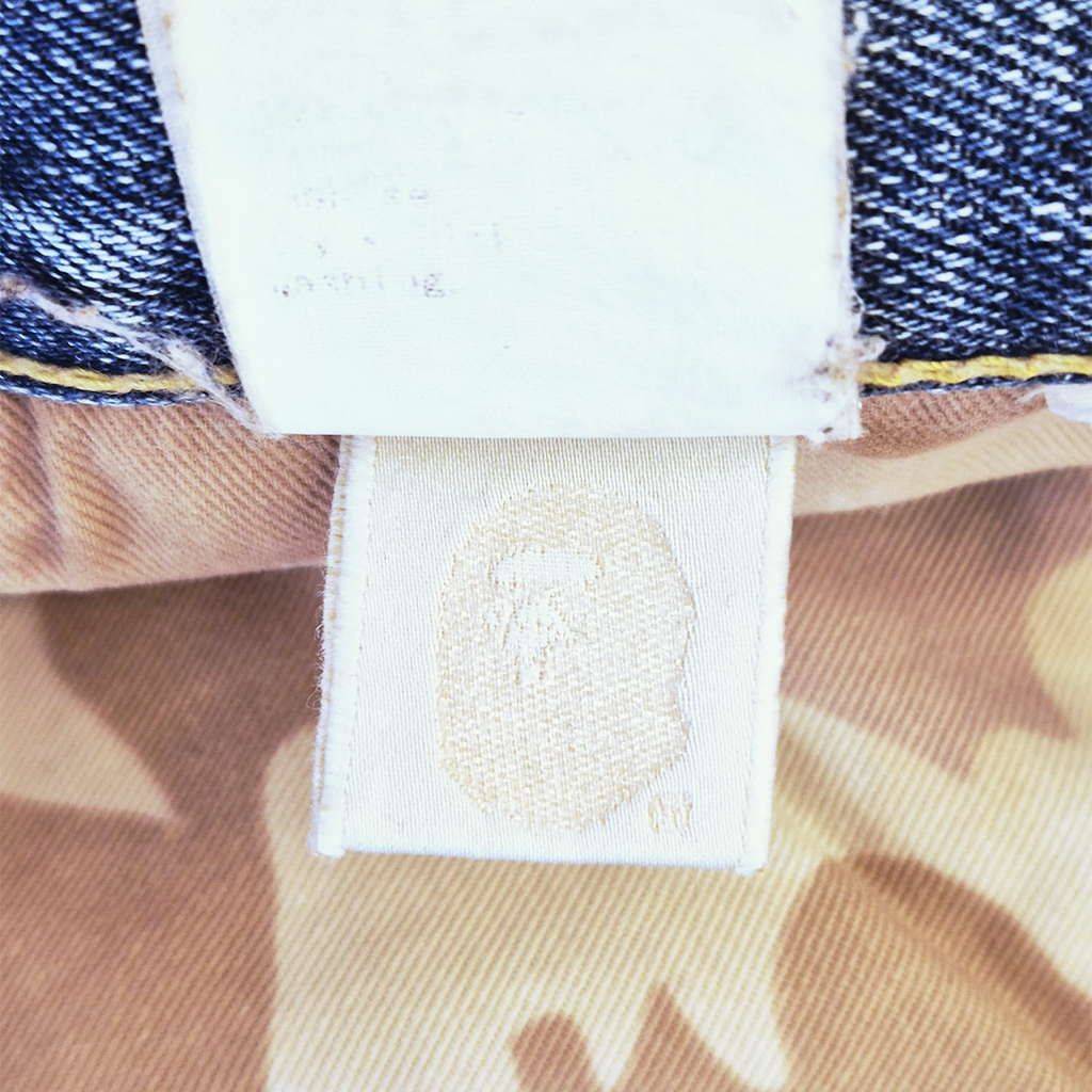 BAPE Vintage Big Head Denim Pants (M)