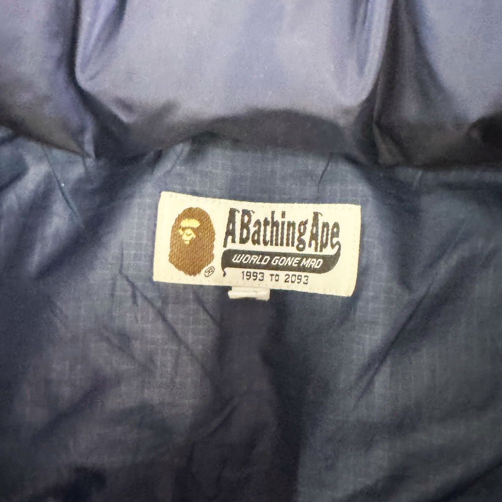 BAPE Camo Blue Puffer Jacket (M)
