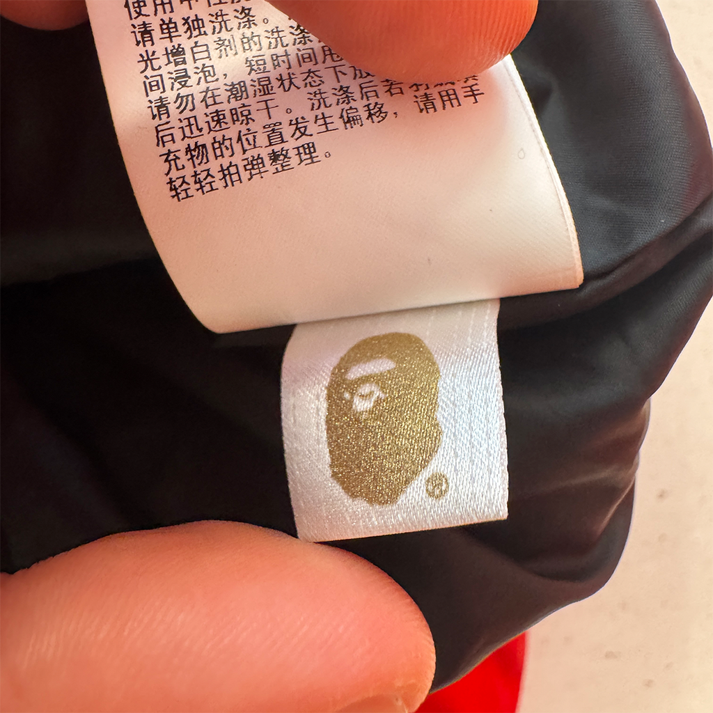 BAPE One Point Red Down Jacket (L)