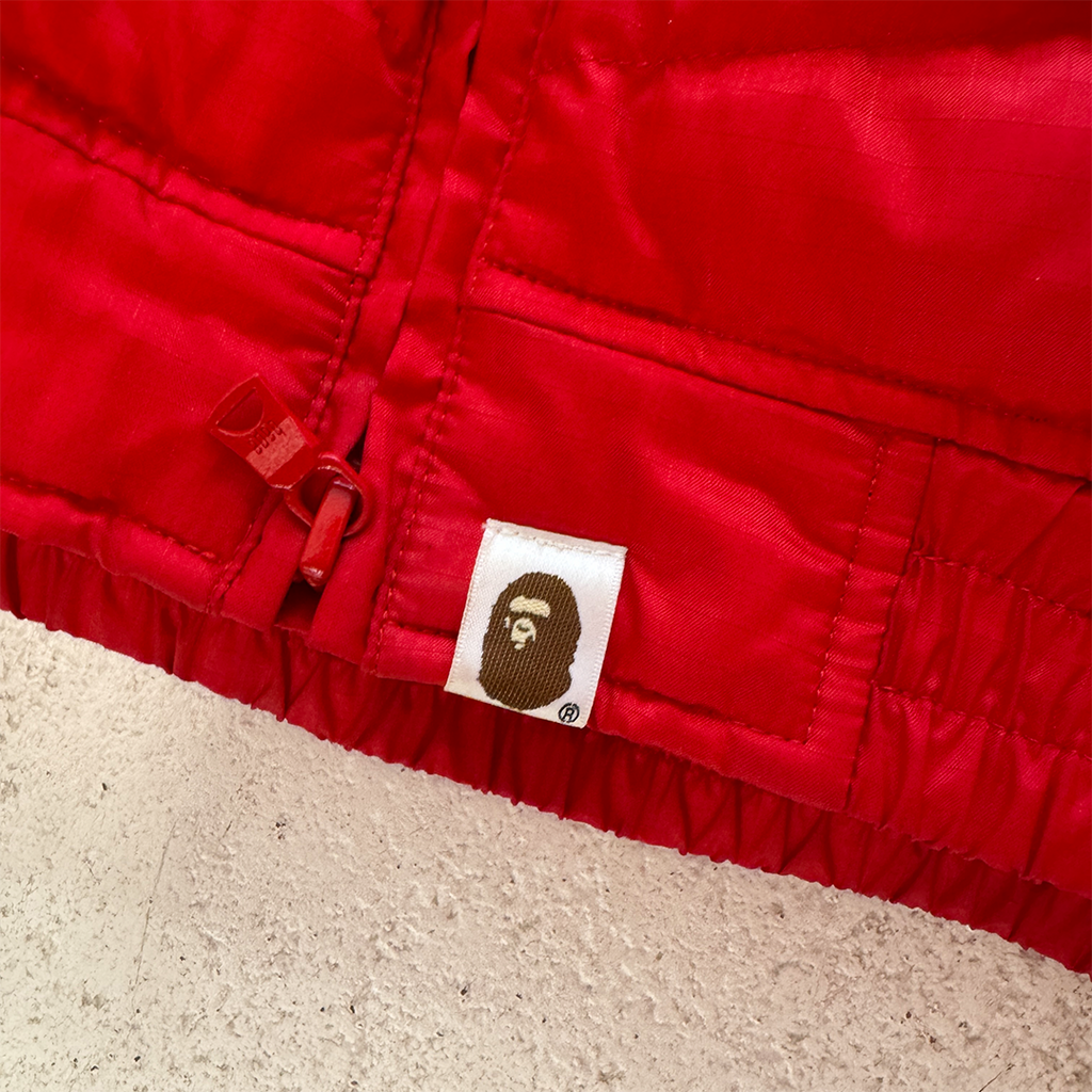 BAPE One Point Red Down Jacket (L)