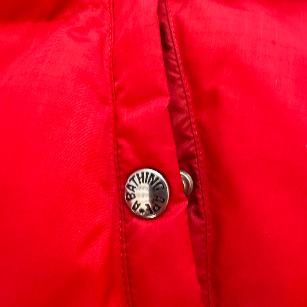 BAPE One Point Red Down Jacket (L)
