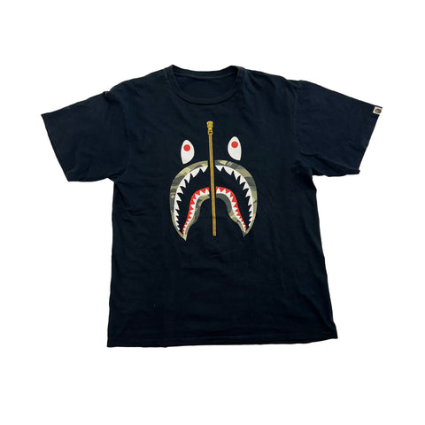 Bape Fake Zip Shark Tee (2XL)