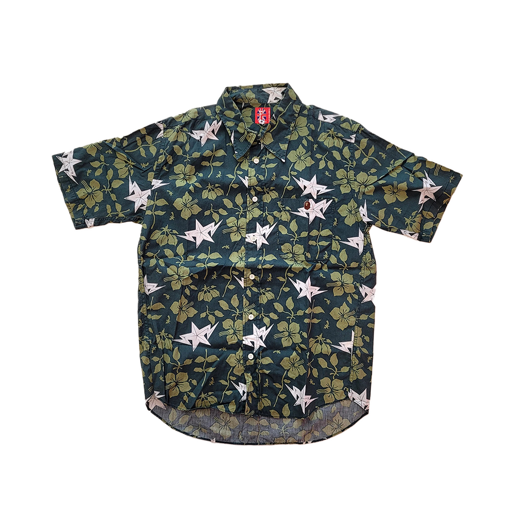 BAPE Bapesta Floral Shirt (M)