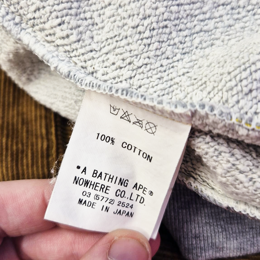 BAPE 2006 Women Bapesta Print Long Full Zip Hoodie (L)