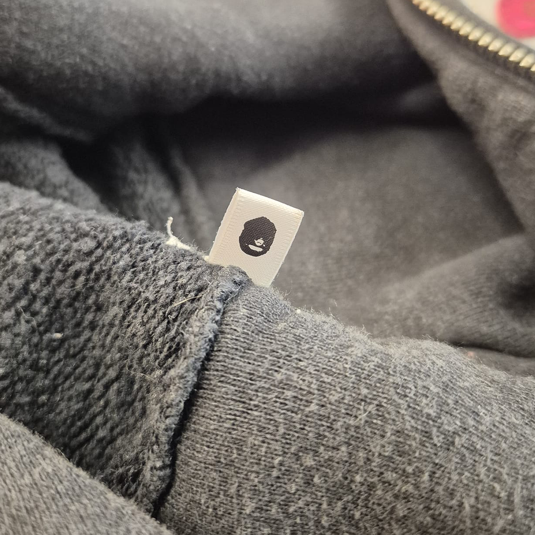 BAPE Shark Full Zip Black Hoodie (S)