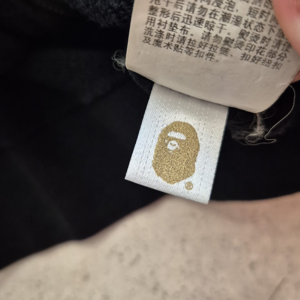 BAPE Shark Full Zip Black Hoodie (S)