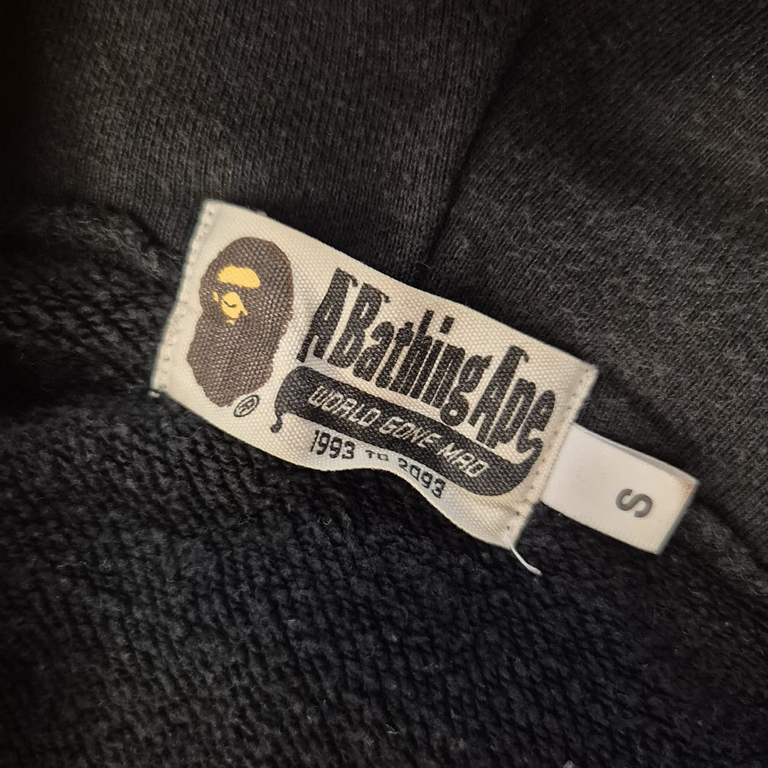 BAPE Shark Full Zip Black Hoodie (S)