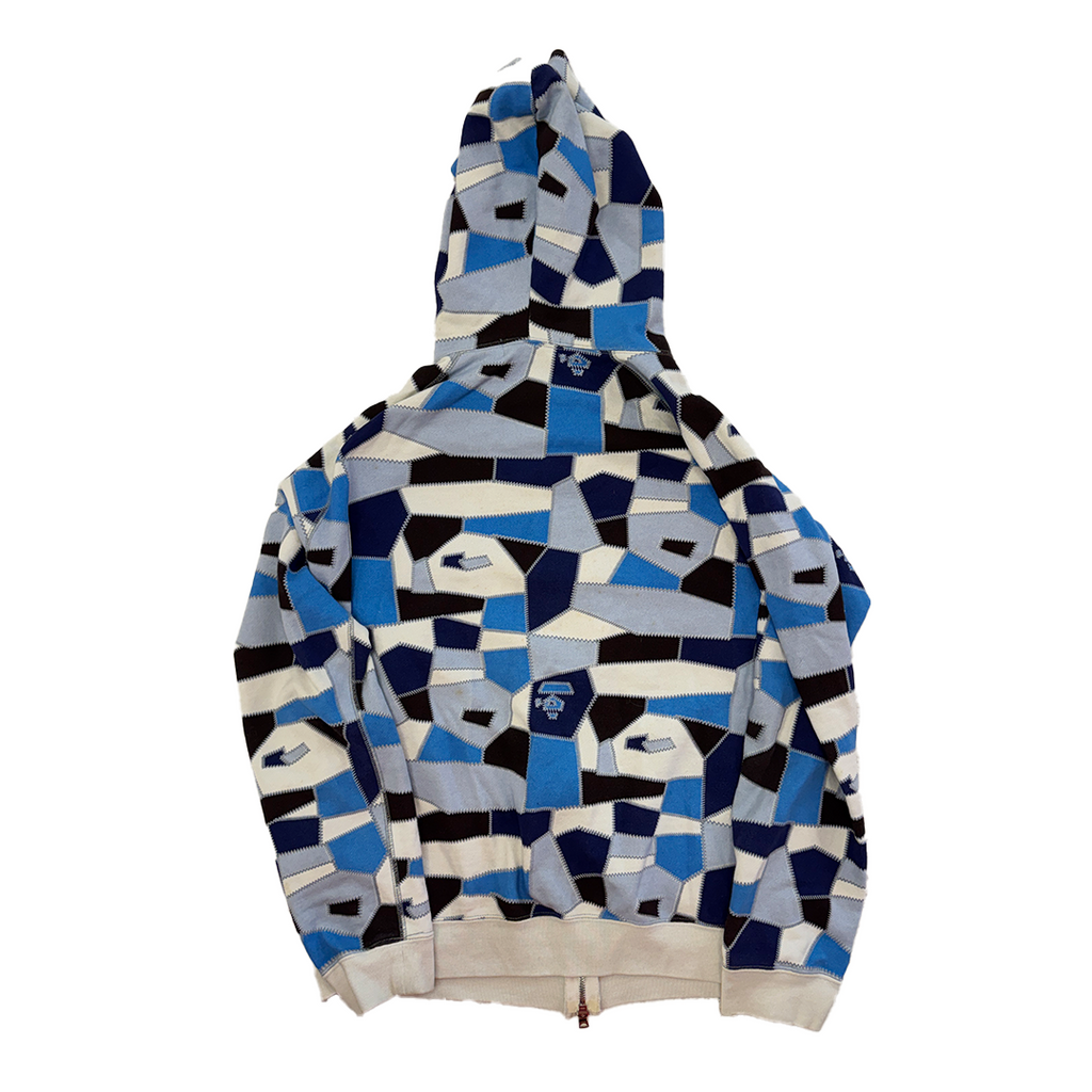 BAPE 2008 Splinter Full Zip Hoodie Geometric Design (M)