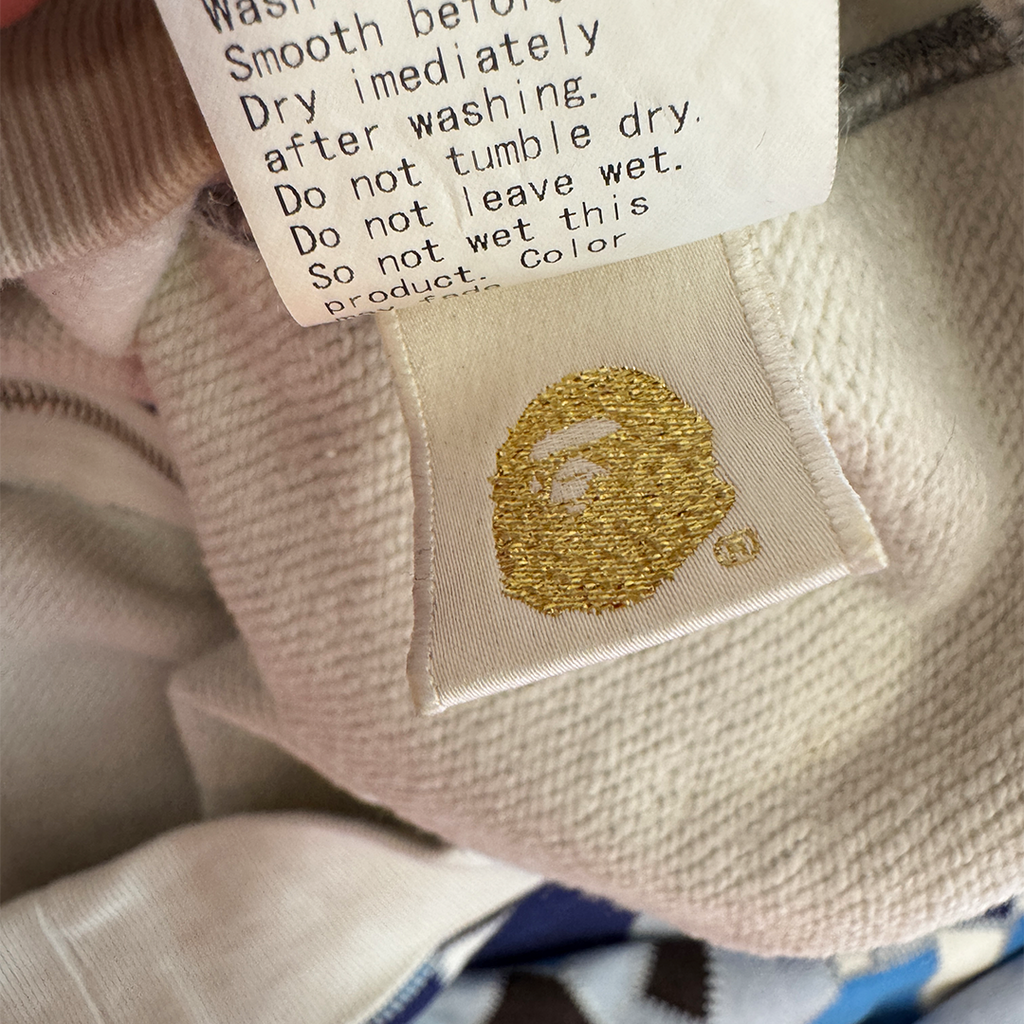 BAPE 2008 Splinter Full Zip Hoodie Geometric Design (M)
