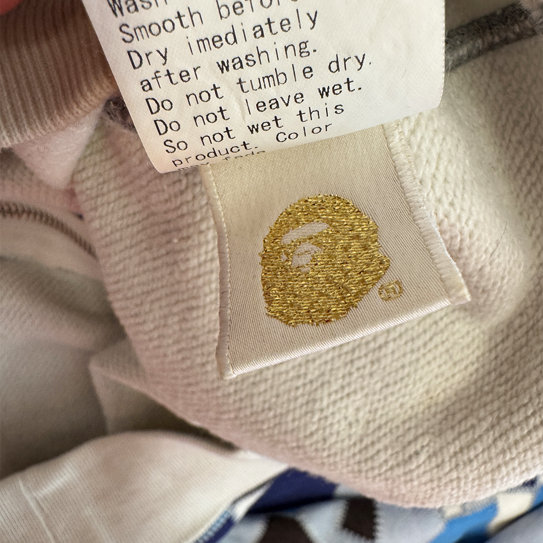 BAPE 2008 Splinter Full Zip Hoodie Geometric Design (M)