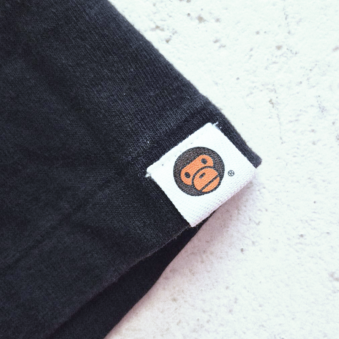 BAPE Baby Milo Generals Vintage Black Tee (L)