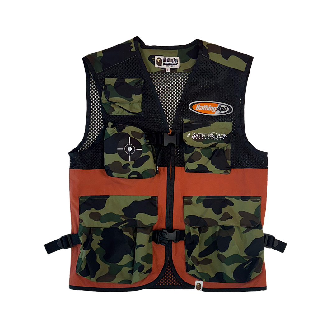 BAPE x Manhunt Tactical Vest First Camo (S)