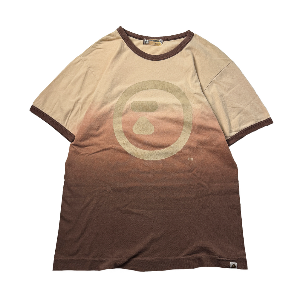 BAPE Vintage Gradient Brown Tee (M)