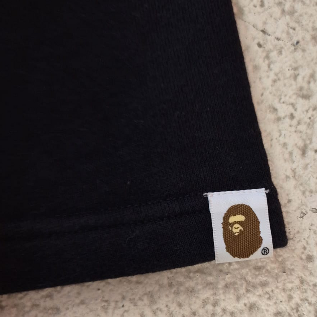 BAPE Vintage Grey Half-Zip Hoodie (L)