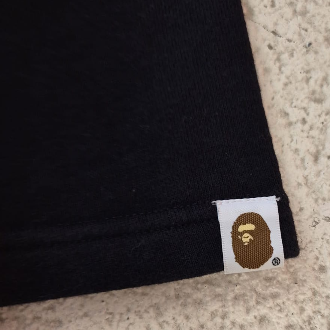 BAPE Vintage Grey Half-Zip Hoodie (L)