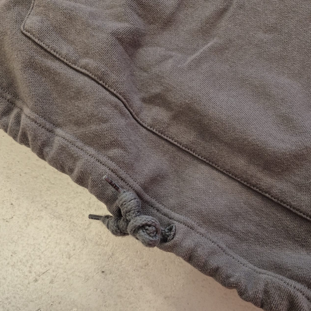 BAPE Vintage Grey Half-Zip Hoodie (L)