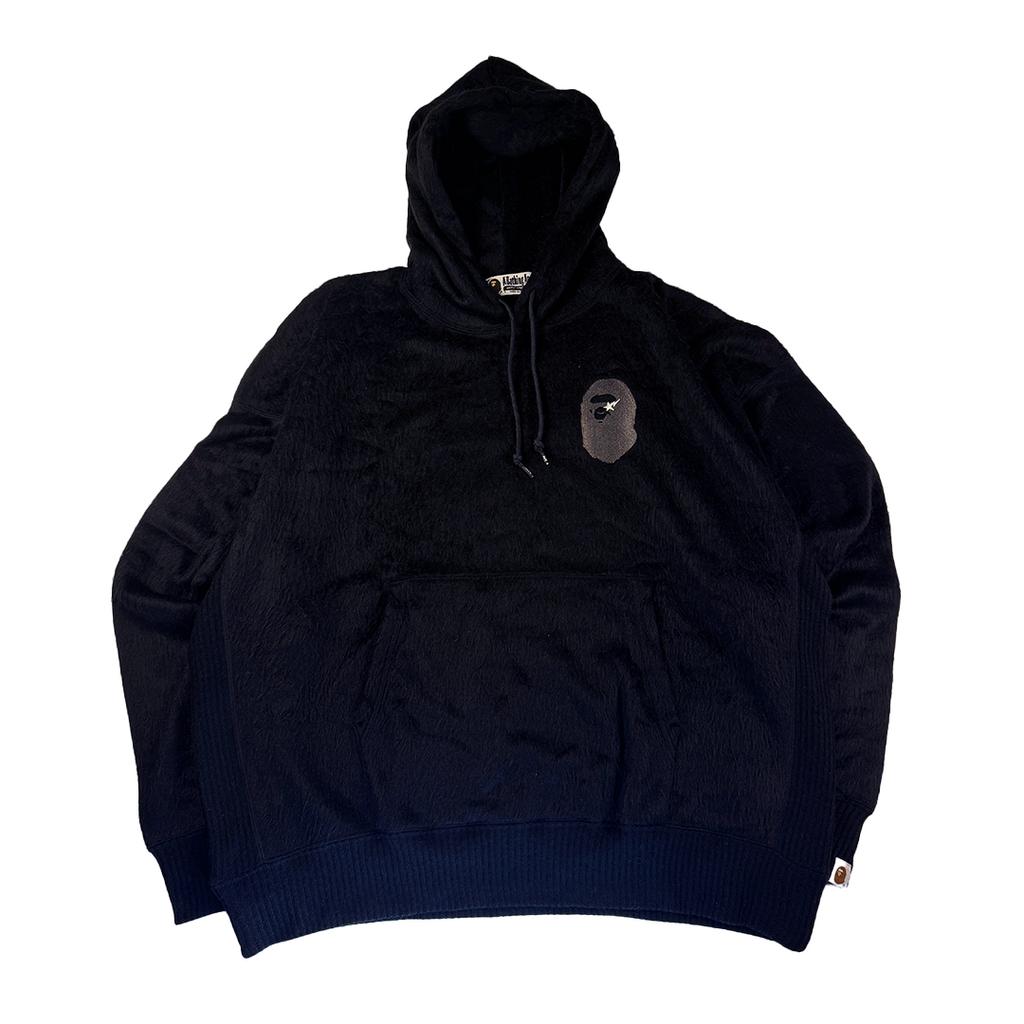 BAPE Star Oversize Hairy Hoodie (L)