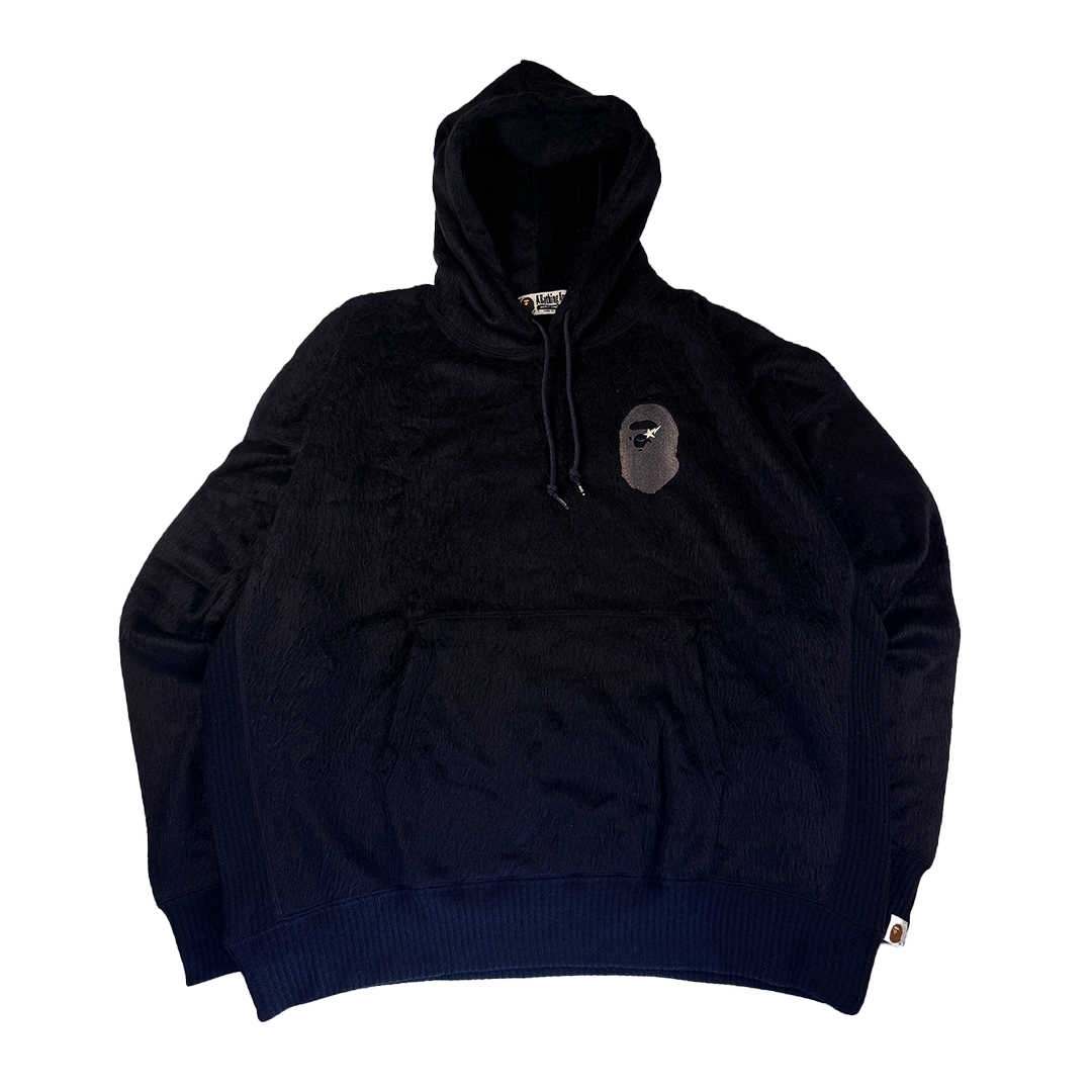 BAPE Star Oversize Hairy Hoodie (L)