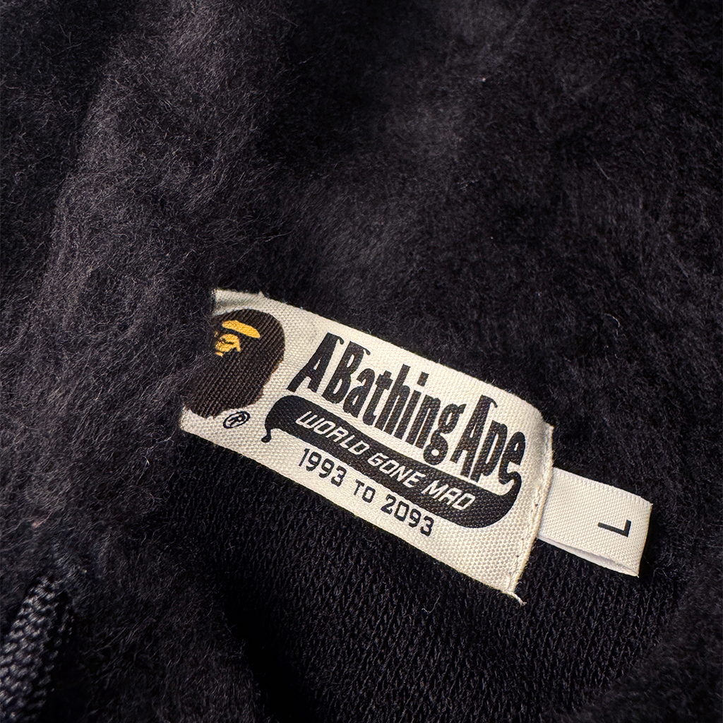 BAPE Star Oversize Hairy Hoodie (L)
