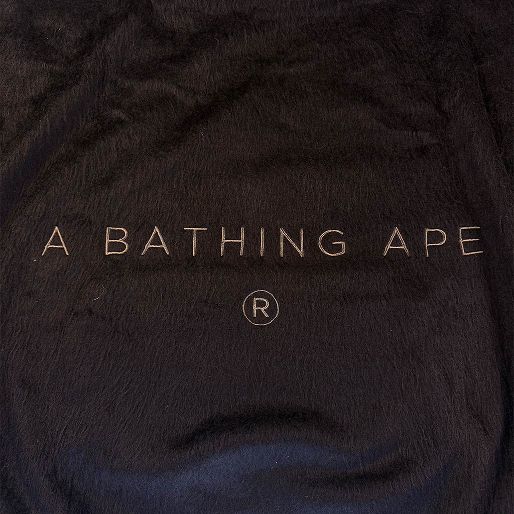 BAPE Star Oversize Hairy Hoodie (L)