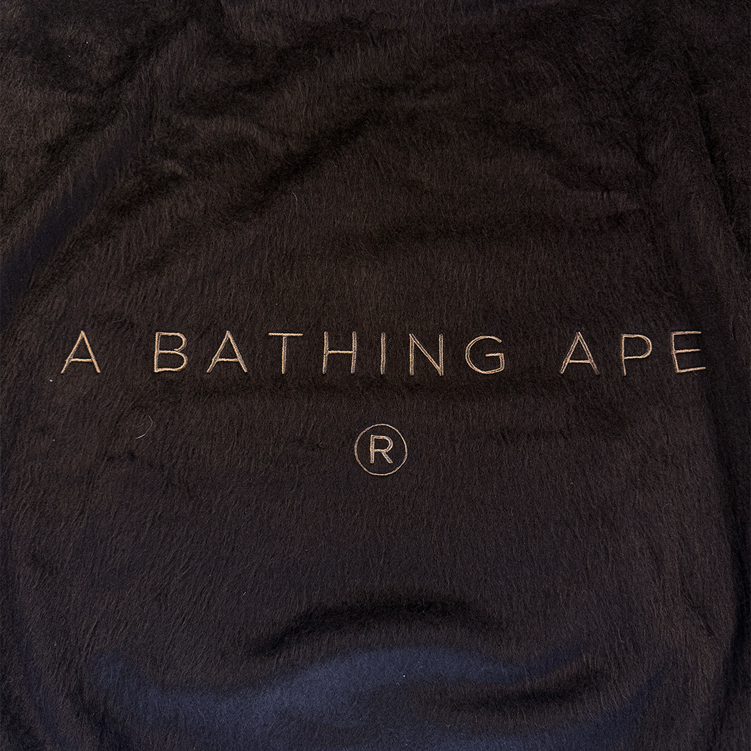 BAPE Star Oversize Hairy Hoodie (L)