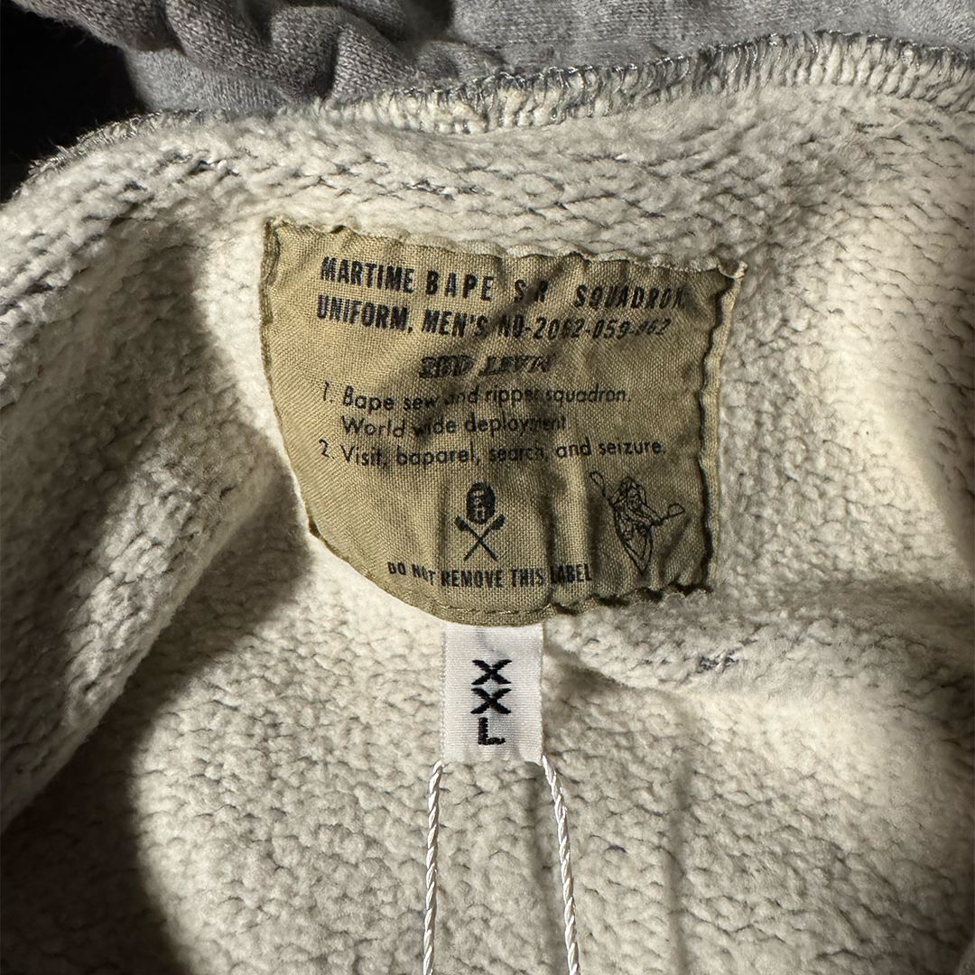 BAPE Camo College Grey Hoodie (XXL)