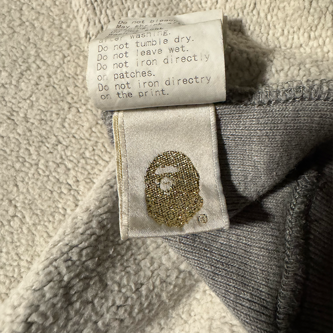 BAPE Camo College Grey Hoodie (XXL)