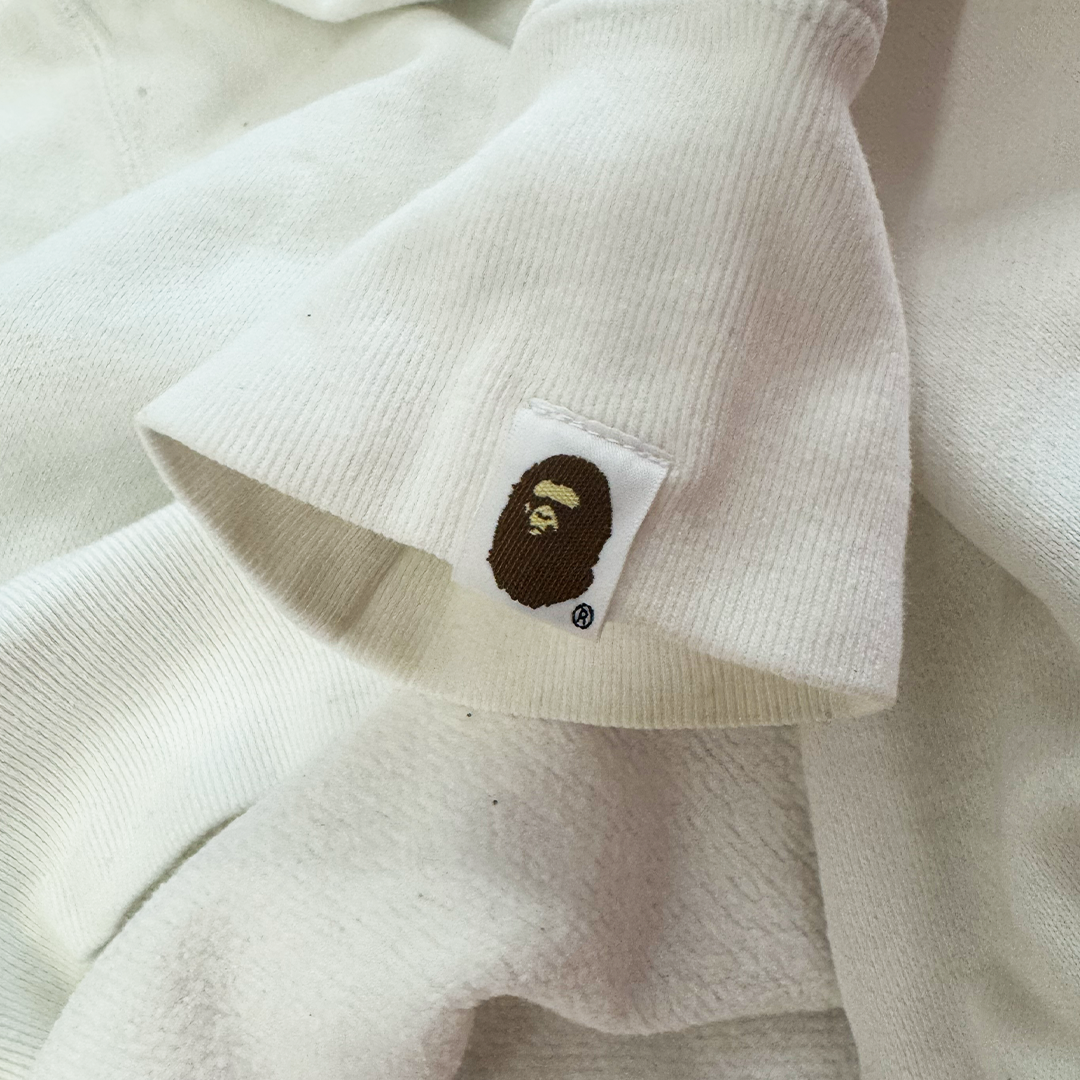 BAPE Shark White Hoodie (L)