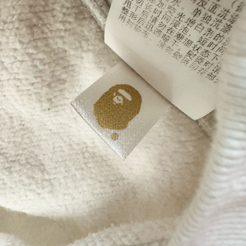 BAPE Shark White Hoodie (L)