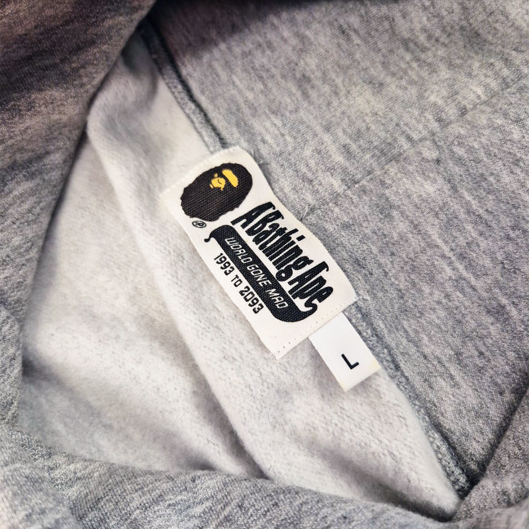 BAPE Grey Light Hoodie (L)