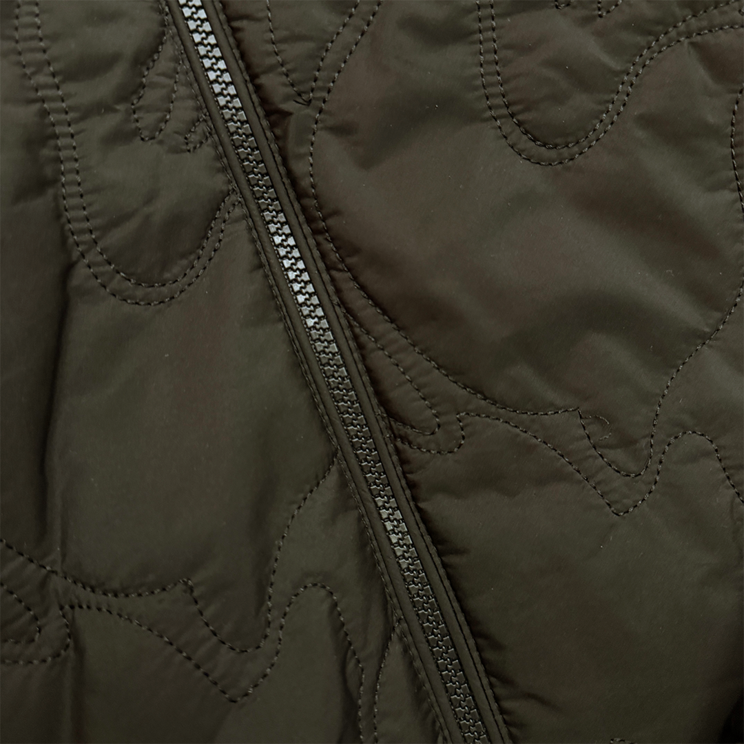 BAPE Line Camo Quilted Nylon Shark Full Zip Jacket (M)