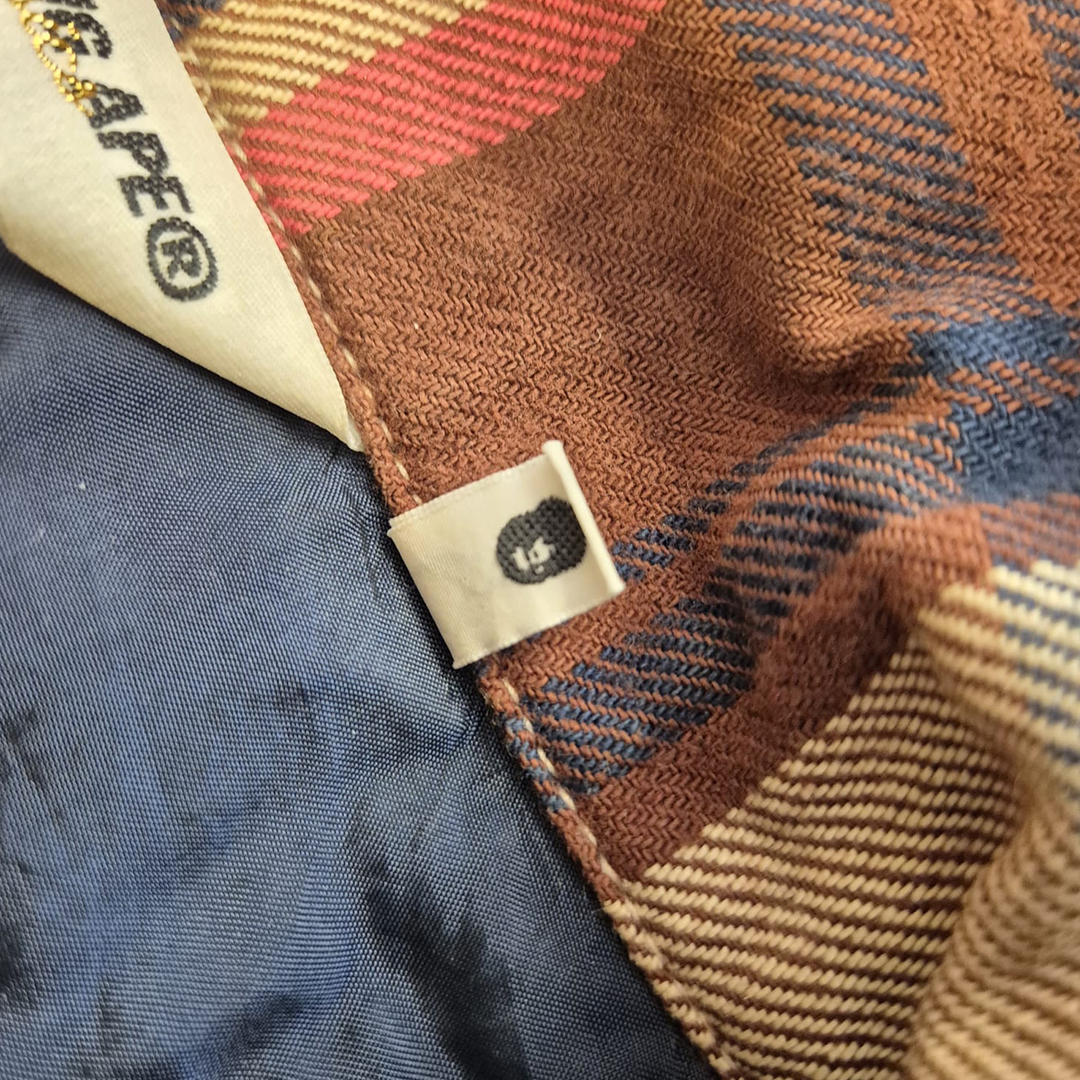 A Bathing Ape Checkered Jacket (XL)