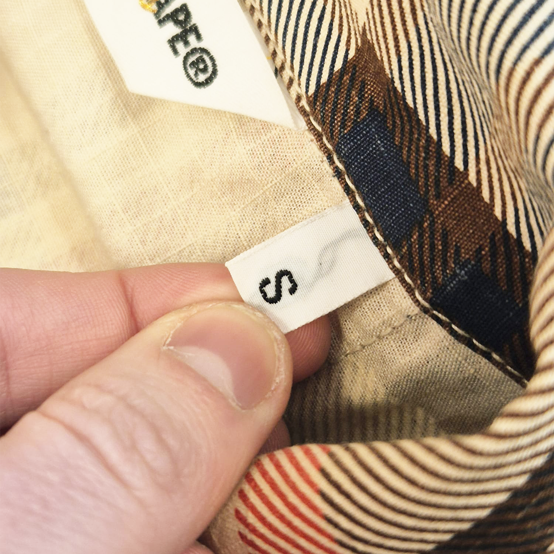 BAPE Multi Pocket Checked Plaid Jacket (S)