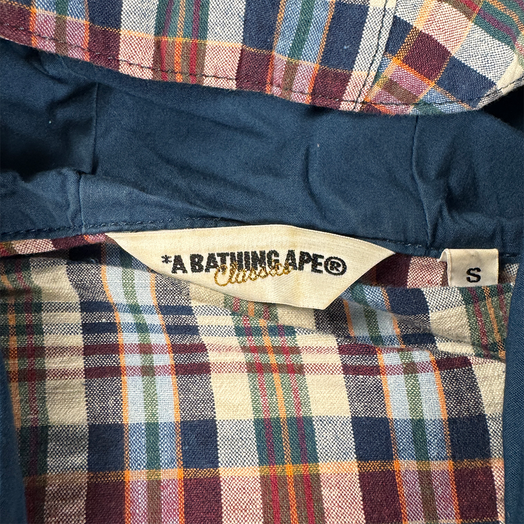 BAPE Check Windbreaker Jacket (S)