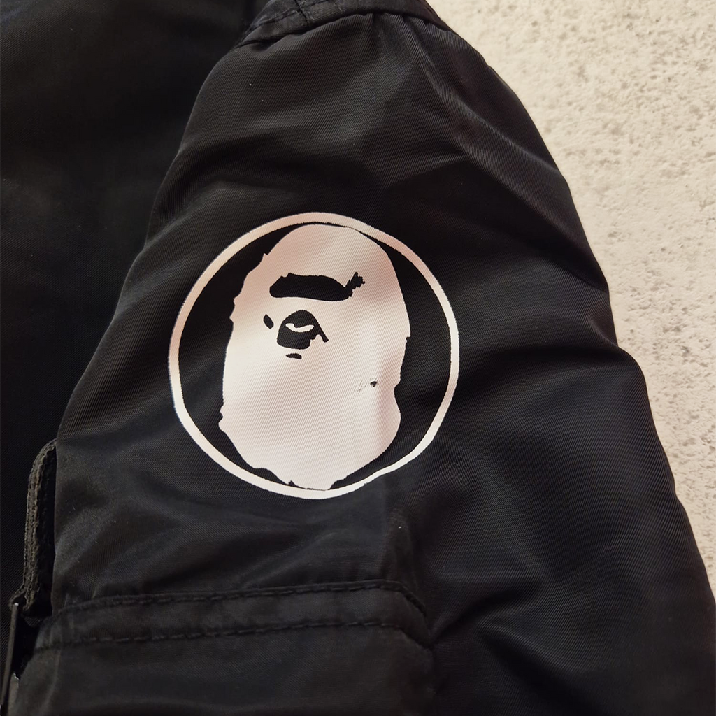 BAPE Black MA-1 Bomber Jacket (XL)