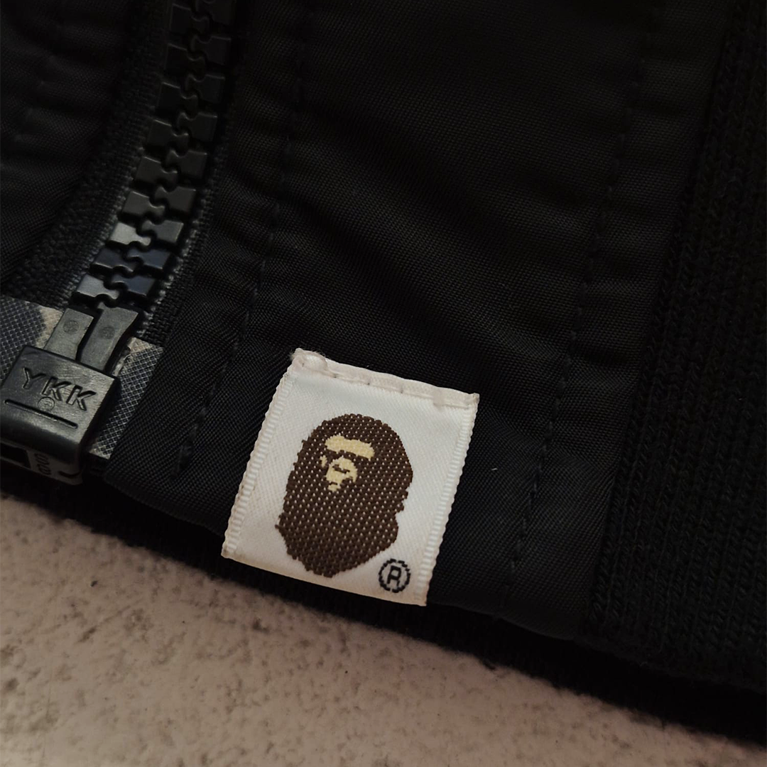 BAPE Black MA-1 Bomber Jacket (XL)