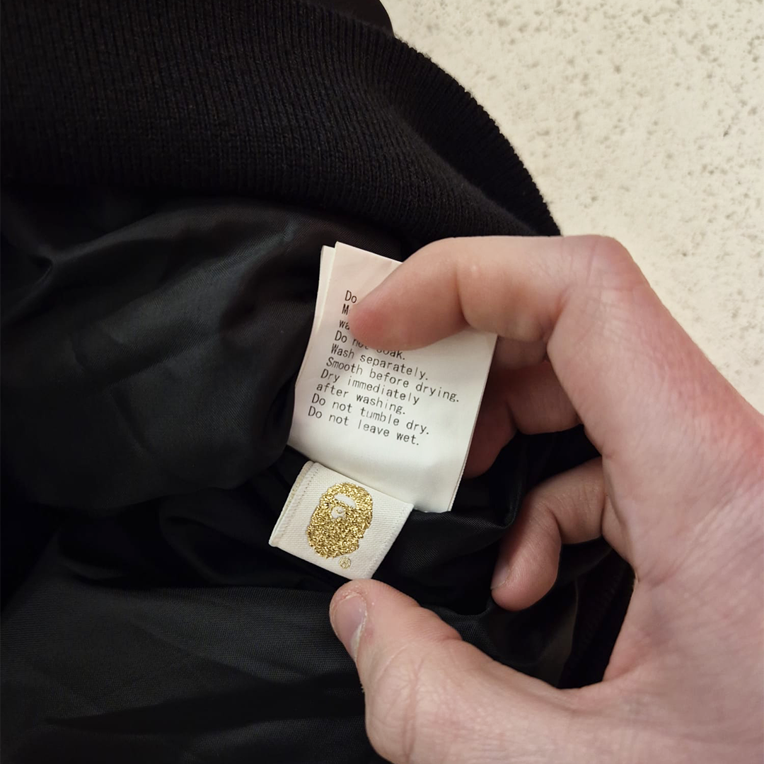 BAPE Black MA-1 Bomber Jacket (XL)