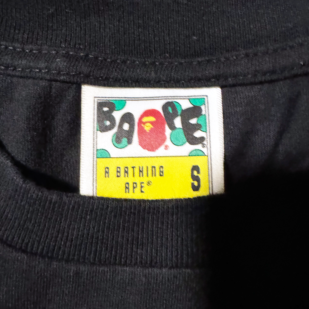 BAPE Japan College Black Tee (S)