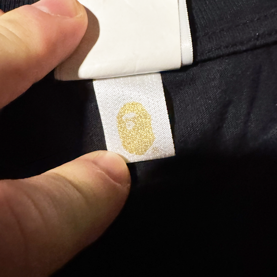 BAPE Japan College Black Tee (S)