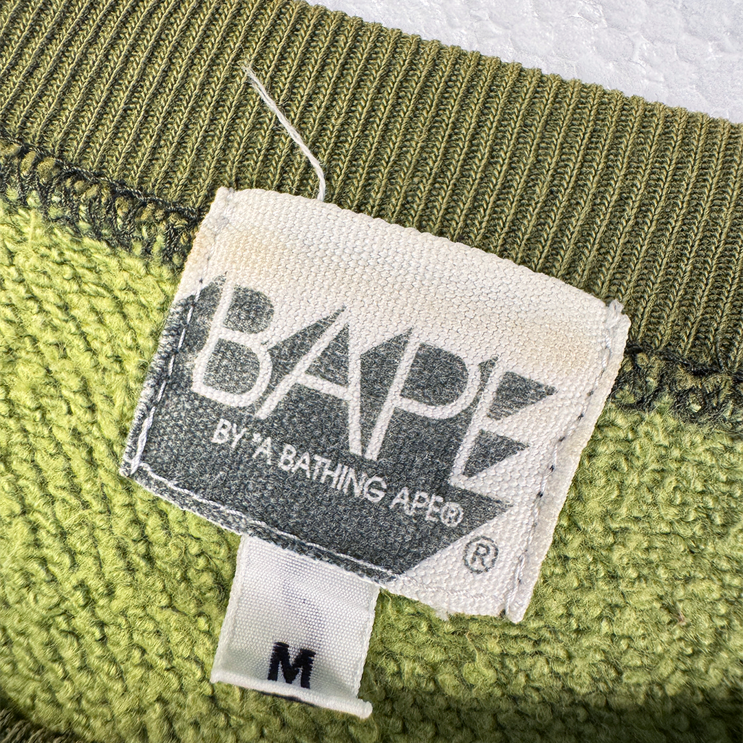 BAPE Camo Crystal Stone Relaxed Fit Vintage Sweater (M)