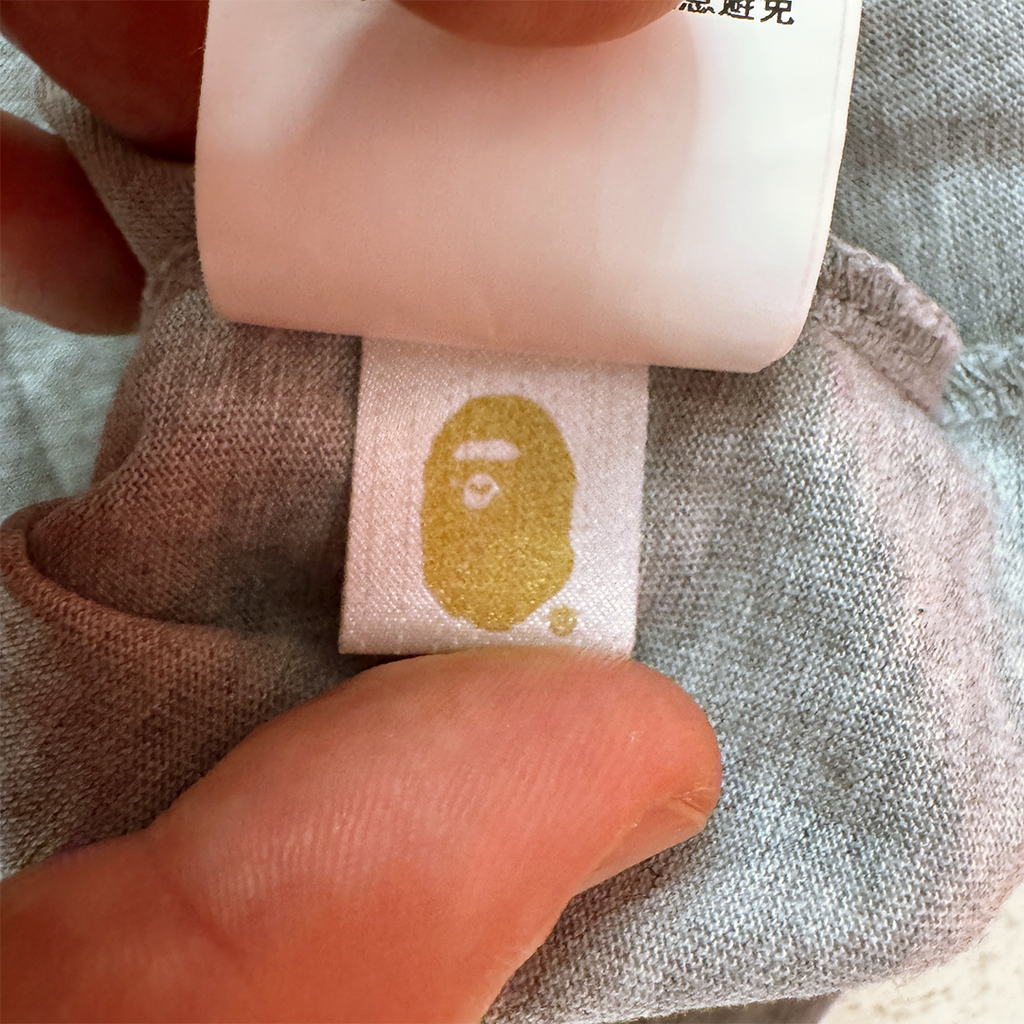 BAPE College Jewel Gems Grey Tee (L)