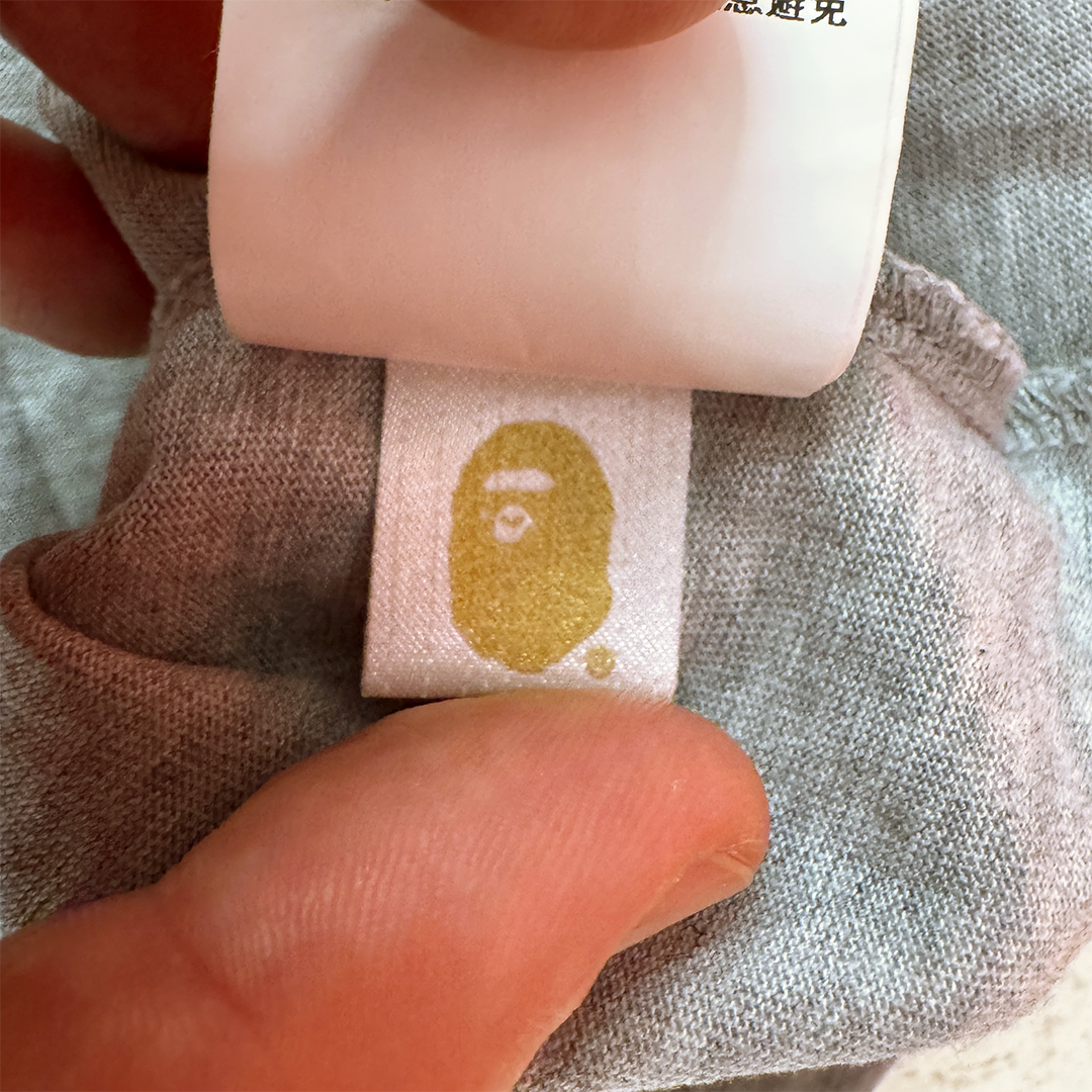 BAPE College Jewel Gems Grey Tee (L)