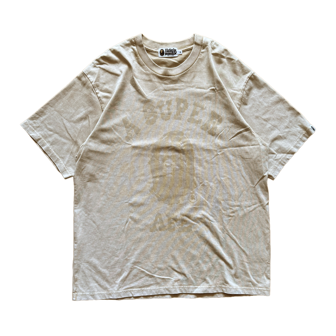 BAPE x Kid Super Beige Oversized Tee (M)