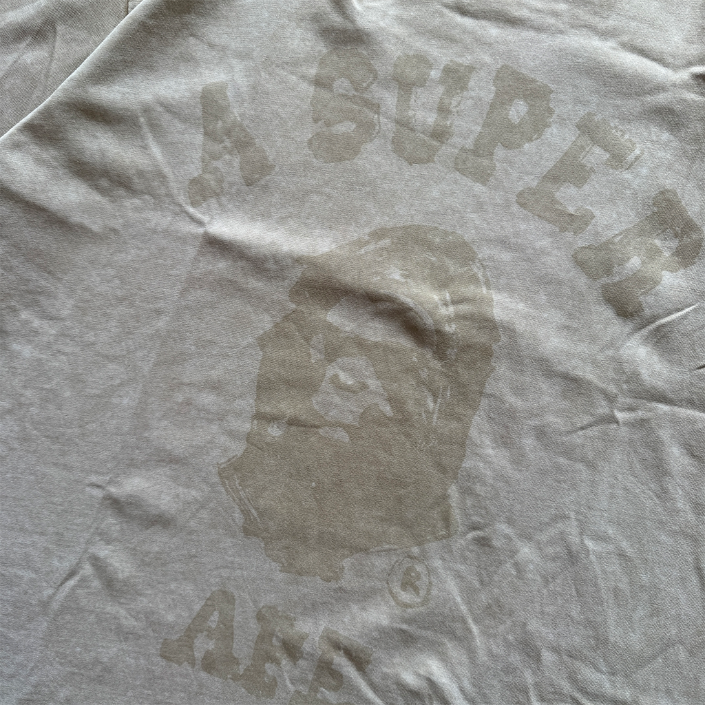 BAPE x Kid Super Beige Oversized Tee (M)