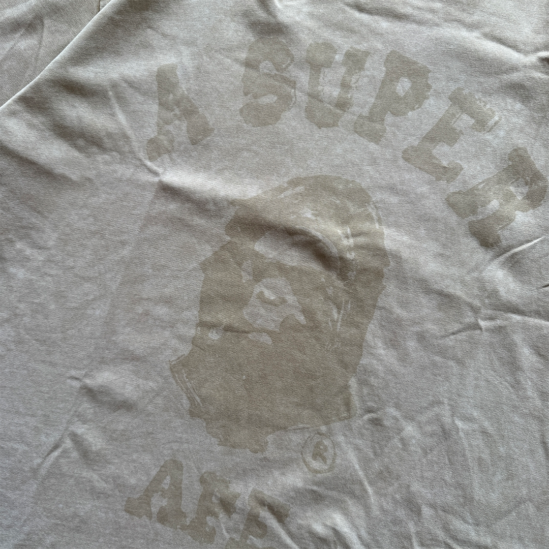 BAPE x Kid Super Beige Oversized Tee (M)