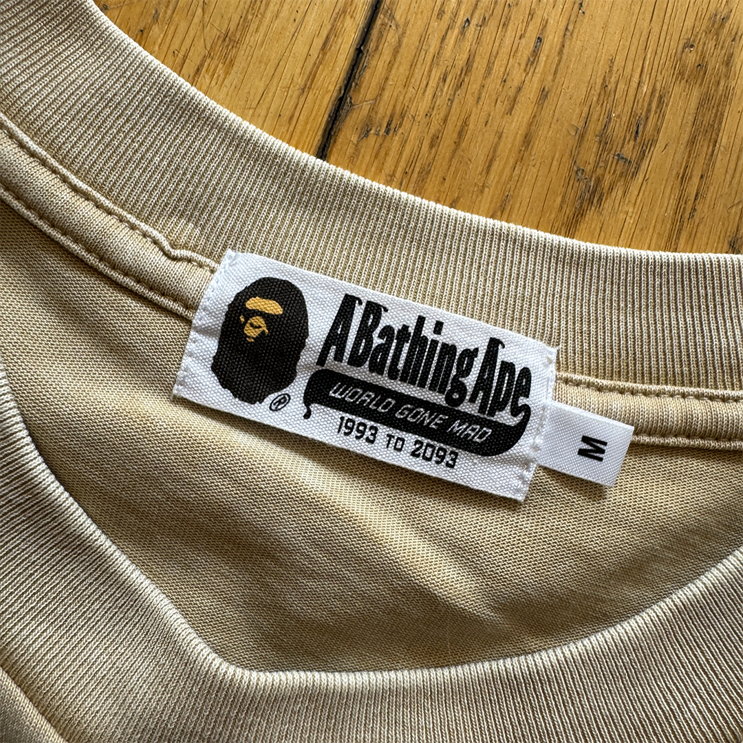 BAPE x Kid Super Beige Oversized Tee (M)