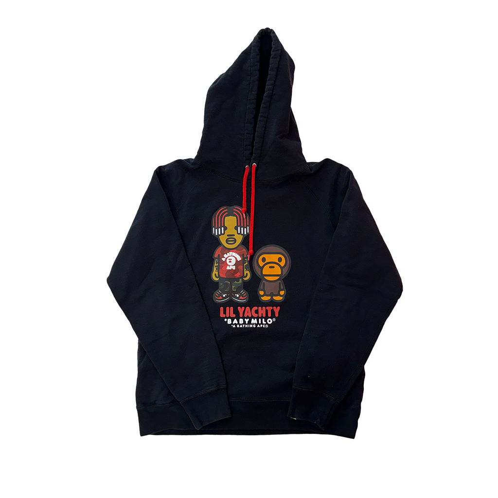 BAPE Baby Milo x Lil Yachty Black Hoodie (2XL)