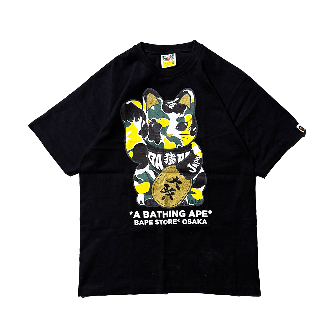 BAPE Manekineko Shibuya Black Tee (M)